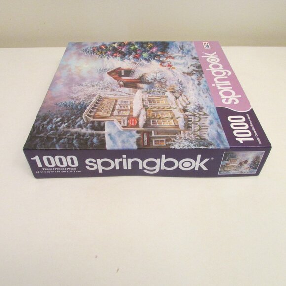 Springbok Puzzle 1000 pieces, Country Christmas Store - Picture 3 of 6